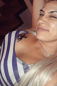 a engulfs woman and aged man toying with one of their big cabooses